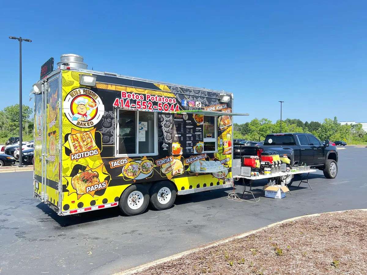 Food truck at an event
